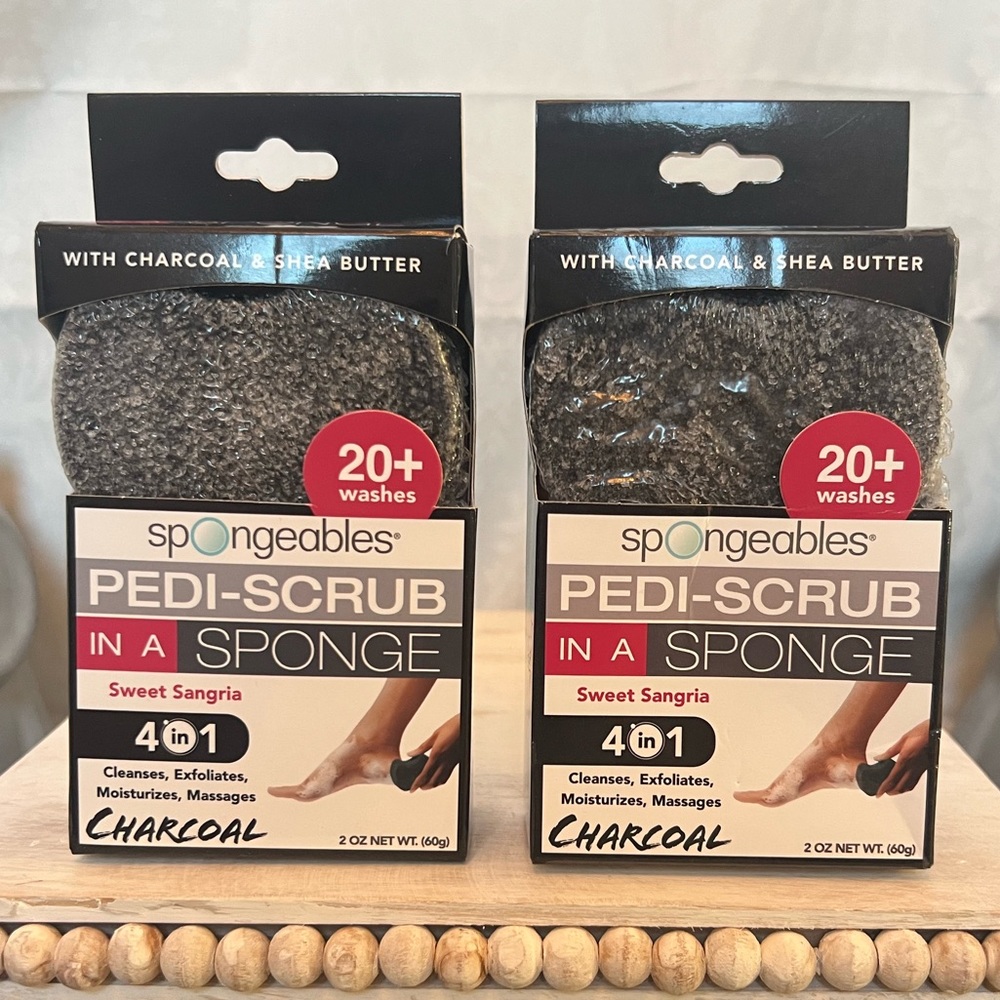 Spongeables Pedi-Scrub In A Sponge